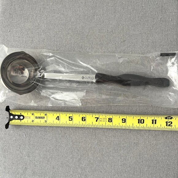 CUTCO Serving Ladle Classic Brown Swirl Cooking Kitchen Utensil 12" - Picture 2 of 5